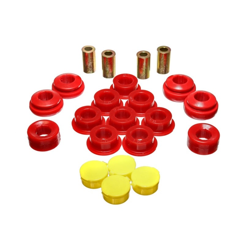 Energy Suspension 02-04 Acura RSX (includes Type S) Red Rear Control Arm Bushing Set