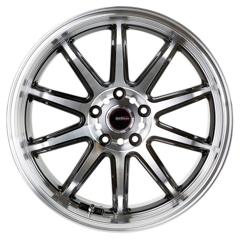 5ZIGEN FIREBALL RR 18X7.5 +47 5-100 BLACK POLISH FIR8754750BP