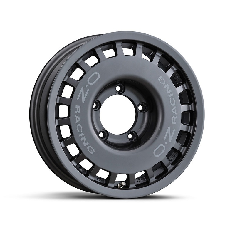DAMD OZ RACING RALLY RACING 166J SET OF 5 DARK GRAPHITE FOR SUZUKI JIMNY SIERRA JB74 YEAR: 2018.07~ DAMD-00167