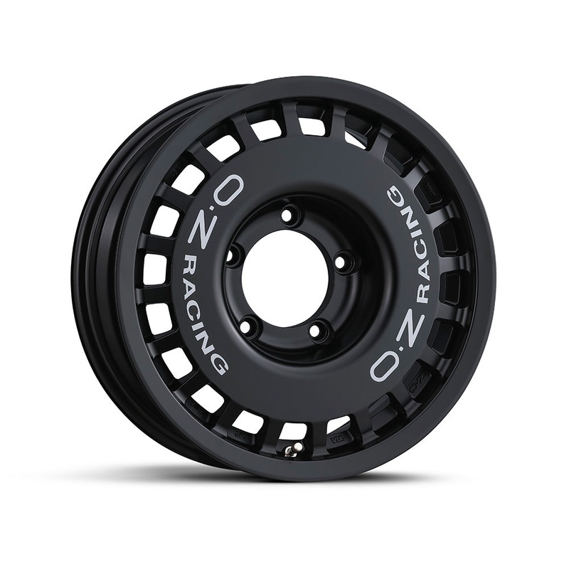 DAMD OZ RACING RALLY RACING 166J SET OF 5 MATTE BLACK FOR SUZUKI JIMNY SIERRA JB74 YEAR: 2018.07~ DAMD-00168