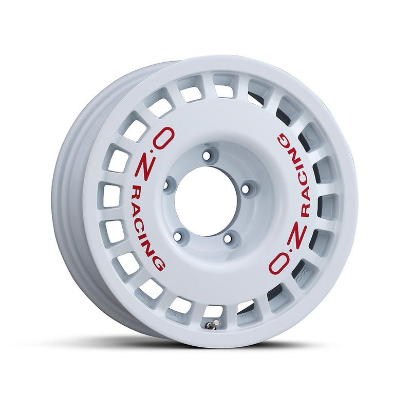 DAMD OZ RACING RALLY RACING 166J SET OF 5 RACING WHITE FOR SUZUKI JIMNY SIERRA JB74 YEAR: 2018.07~ DAMD-00166