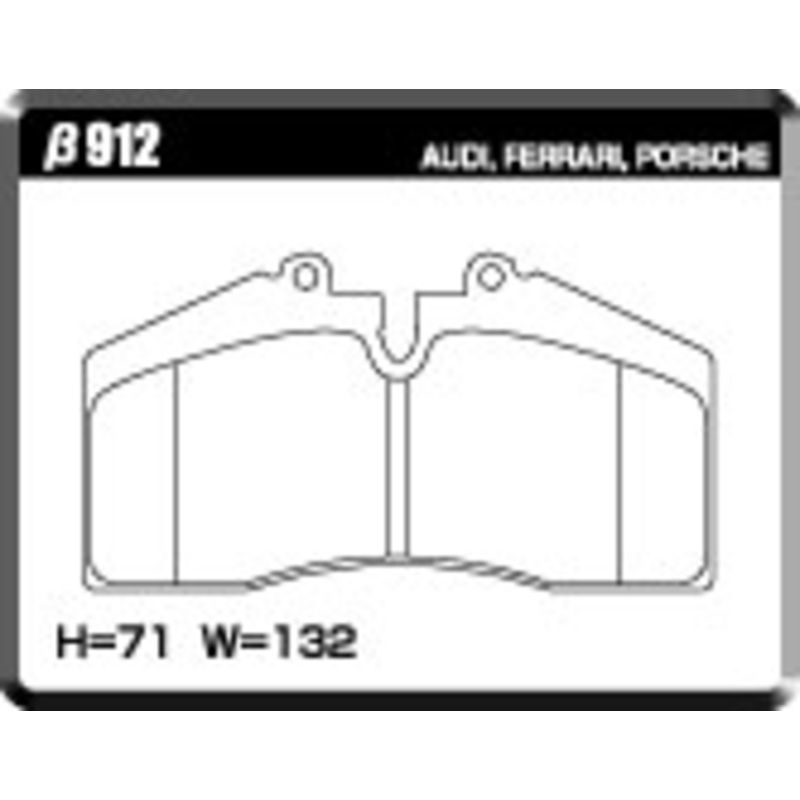 ACRE PC3200 BRAKE PAD REAR FOR PORSCHE 911 993 3.6 TURBO TURBO S 993T 912-PC3200