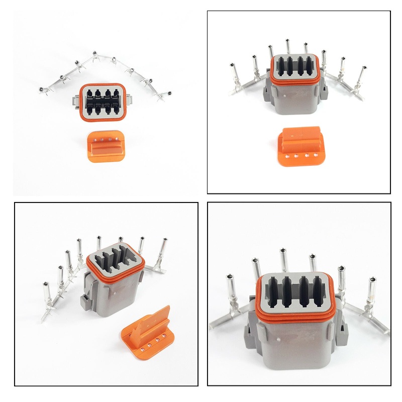 Construction Heavy Duty Vehicle Harness Loom 8 Pin Connector Plug