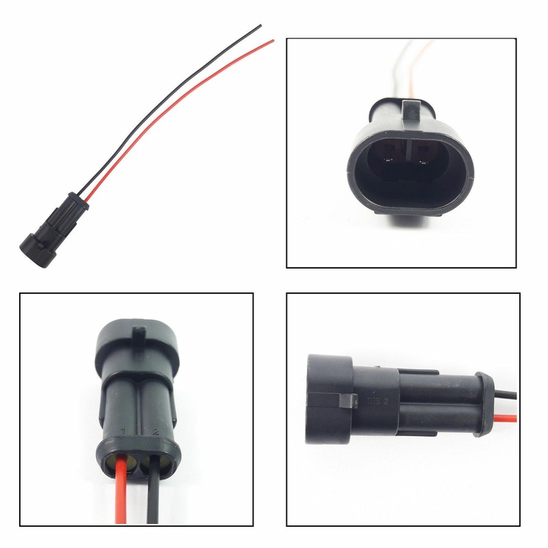 Fiat Doblo Fog Extension Wiring Harness Loom Male Side 2 Pin Connector