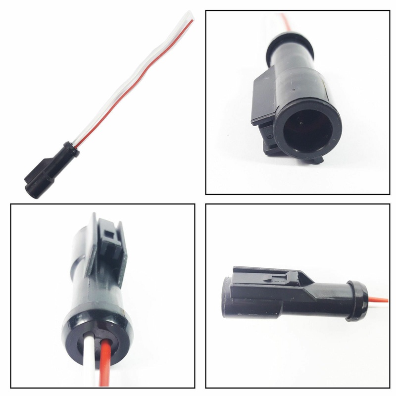 Ford Air Conditioner Male Extesion Wiring Harness Loom 2 Pin Connector