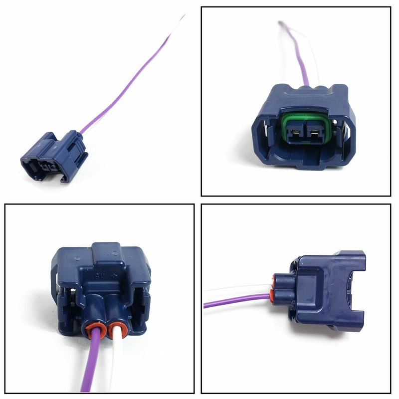 Japanese Type Honda Injector Extension Plug Wiring Harness Loom 2 Pin Connector