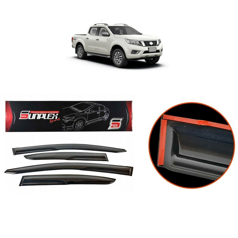 Nissan Navara Wind Rain Smoke Deflectors 4 Pcs 2005 To 2017 01905100