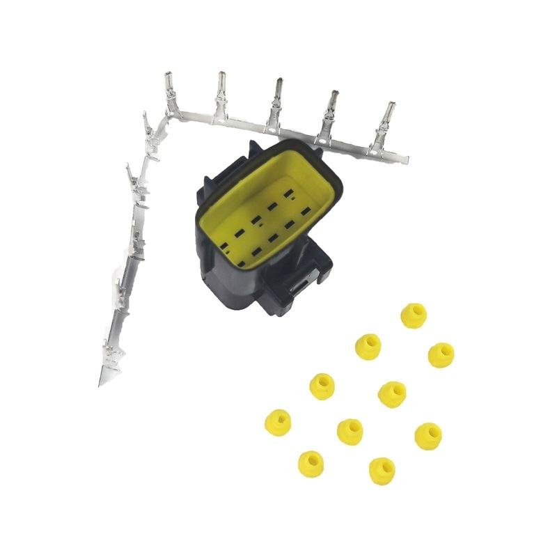Vehicles Gas Petrol Male Harness Loom, 10 Pin Connector Plug