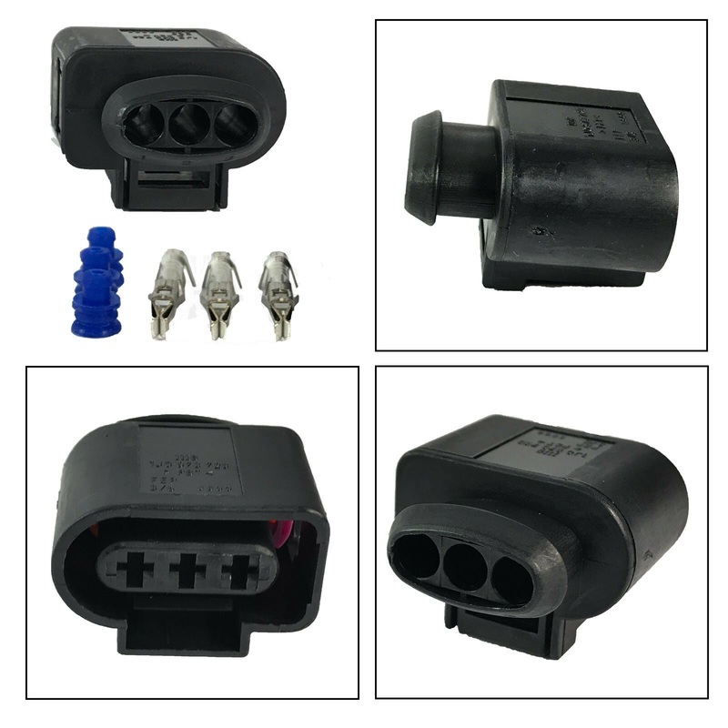 3 Pin Connector Female, Electrical Connector Volkswagen 3.5 Series 37380