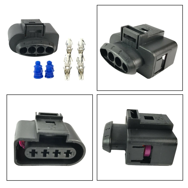 4 Pin Connector Female, Electrical Connector Volkswagen 3.5 Series 37383