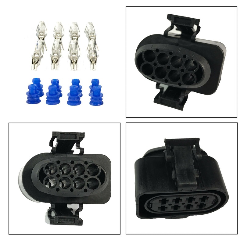 8 Pin Connector Female, Electrical Connector Volkswagen 3.5 Series 37386