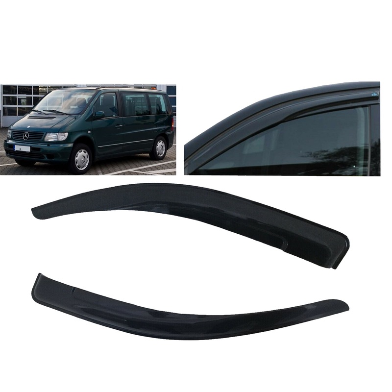 Mercedes-Benz Vito Viano Wind Smoke Rain Deflector 2 Pcs 1996 To 2003