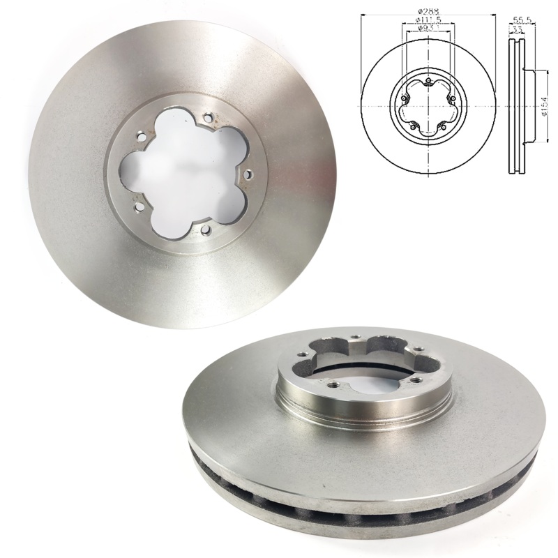 Front Brake Disc (288Mm) Set Fits Ford Transit, Tourneo, Custom,1842994