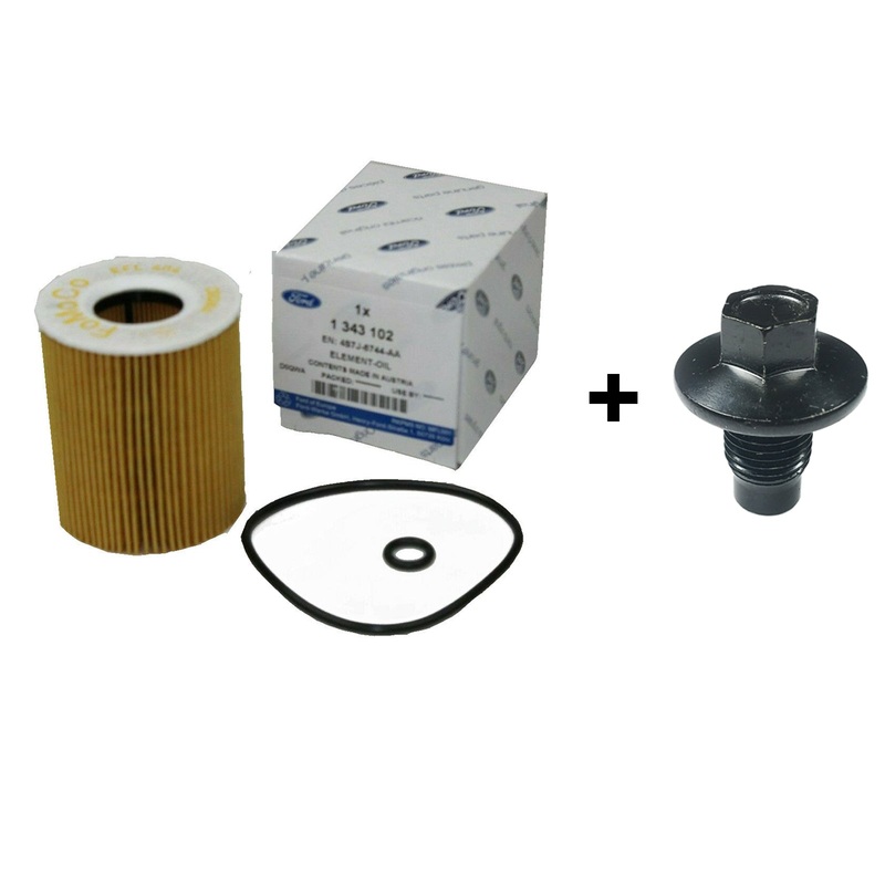 Genuine Oil Filter With Sum Plug Fits Ford Mondeo Galaxy S Max Mazda 6 1343102 4S7j6744aa