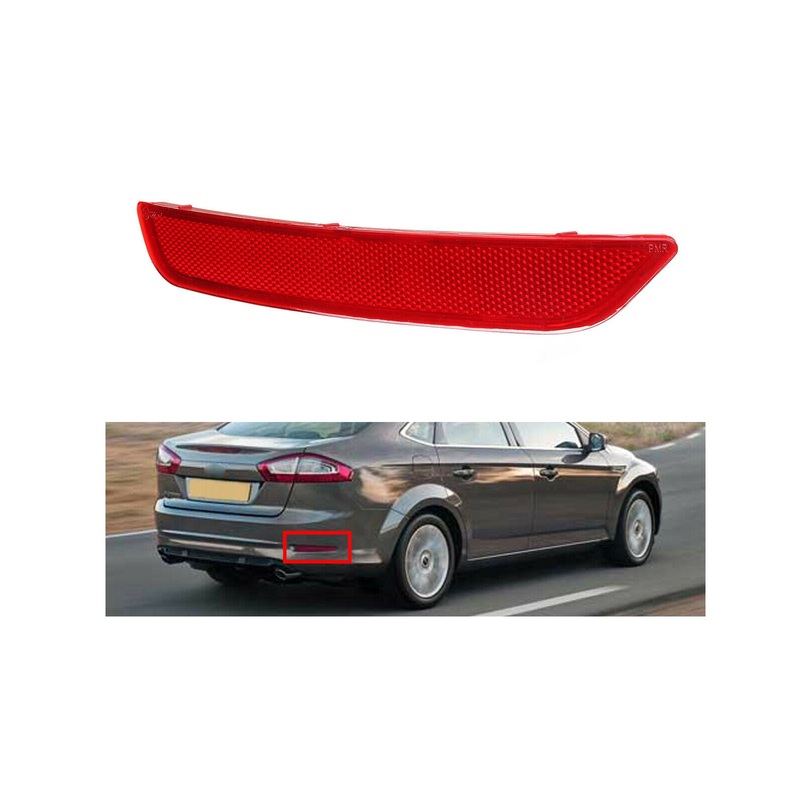 Rear Bumper Reflector Rh Right Side Fits Mondeo Mk4 2007 To 2010 1491914