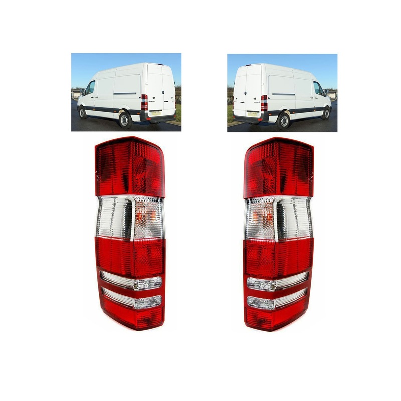 Mercedes Sprinter 06 On Rear Rh Lh Light Tail Lamp Set