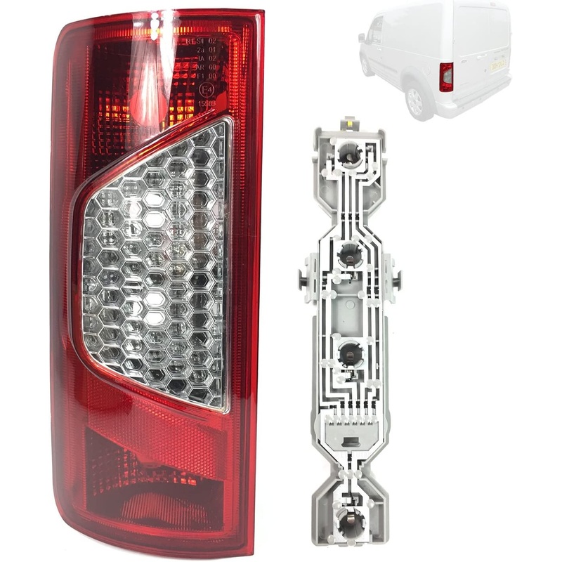 Rear Left (Uk/Passenger Side, Nearside) Light Cluster Lens + Bulb Holder, 5103002
