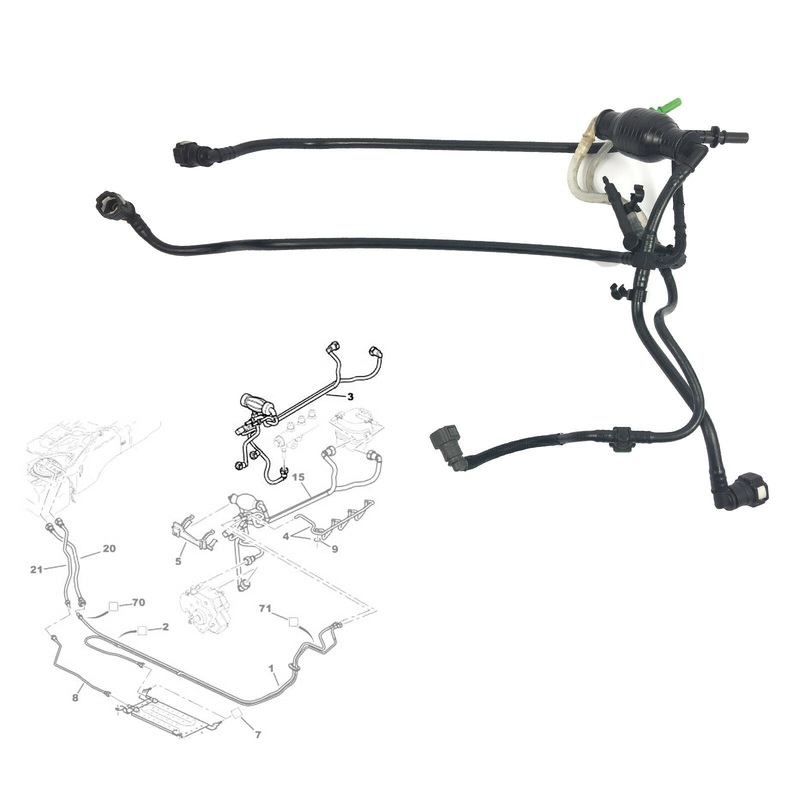 Peugeot 206 307 Citroen Xsara Fuel Line Pipe Hose 1574.T2,1574.29,1574.69