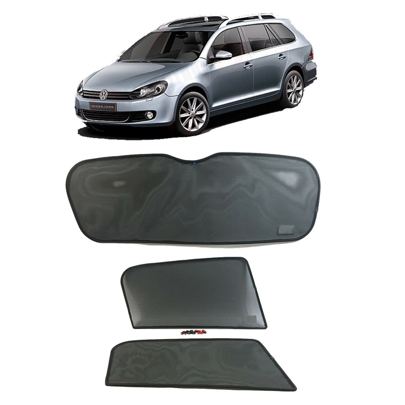 Sunshade Set / Sun Visor Sets 3 Windows / 3 Pcs  Fits Vw Golf Mk6 , 2010 To 2011