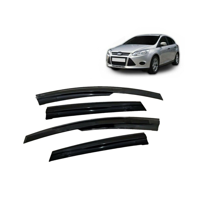Ford Focus 3 Wind Rain Sun Smoke Deflectors 4 Pcs Set