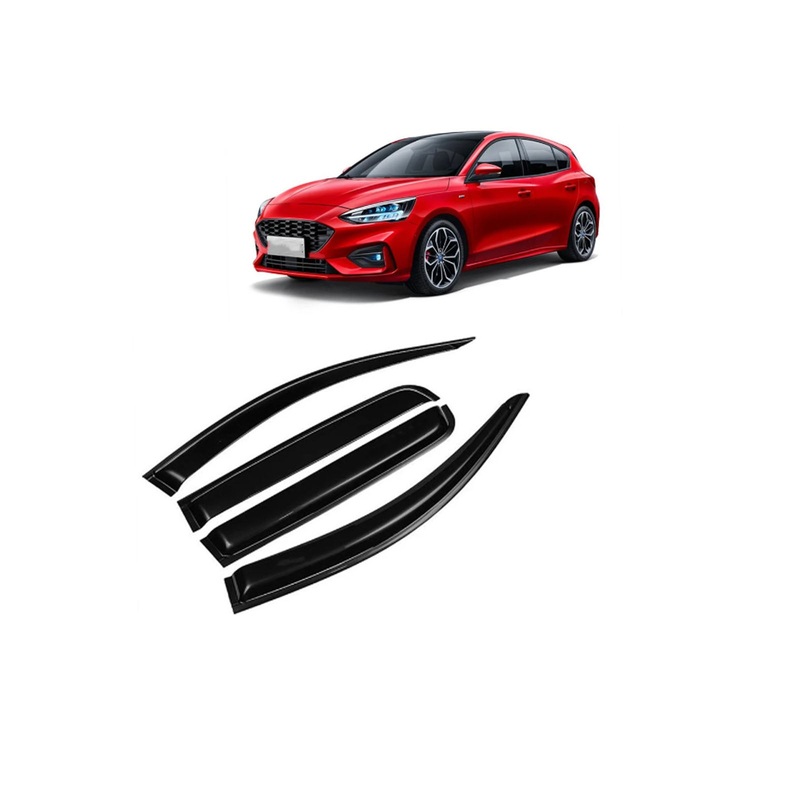 Ford Focus 4 Wind Rain Sun Smoke Deflectors 4 Pcs