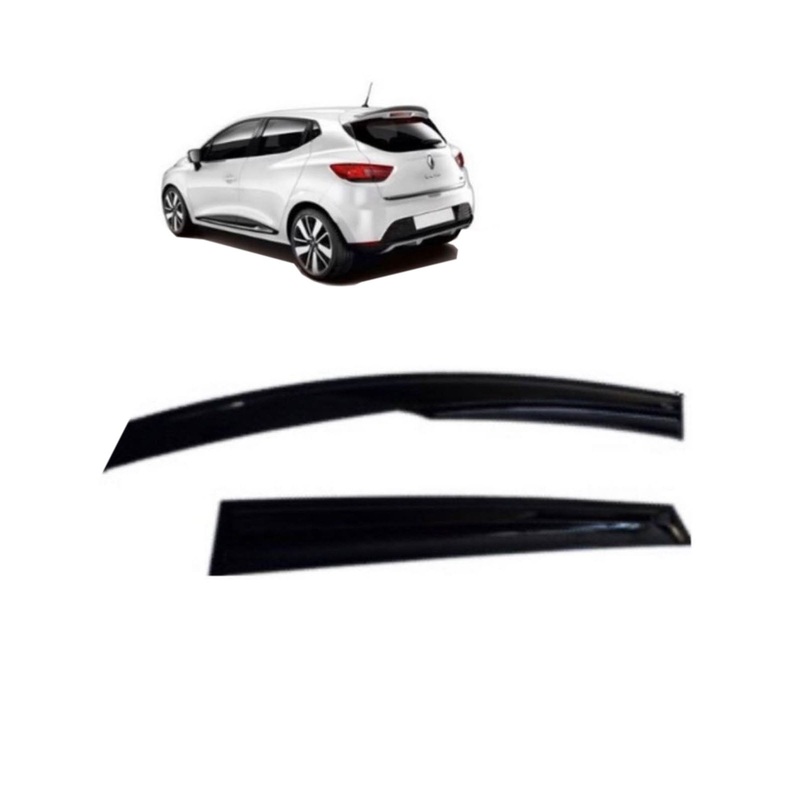 Renault Clio Iv Wind Rain Sun Smoke Deflectors 4 Pcs Set