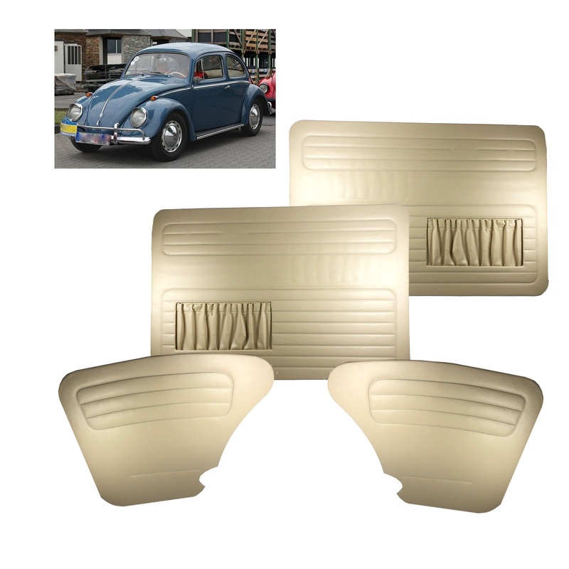 Volkswagen Beetle Cream Interior Door Panels 1967 To 2003 113898320B
