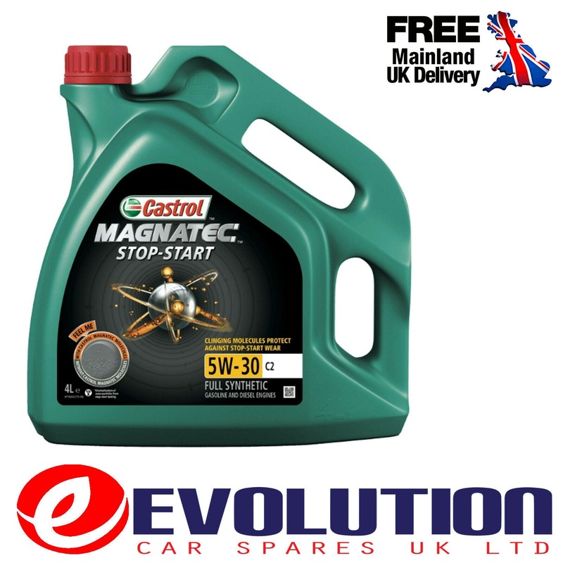 1 x Castrol MAGNATEC Stop-Start 5W-30 5W30 C3 Fully Synthetic Engine Oil 4 Litre