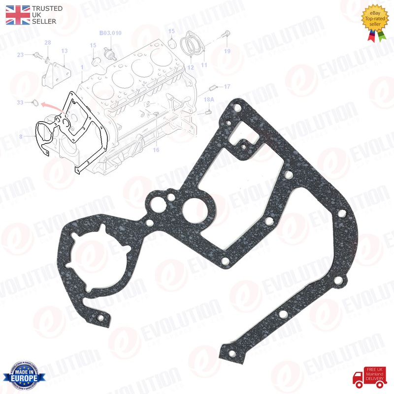 Cylinder Block Housing Gasket / Seal Fits Ford Transit 2.5 1991-2000, 6193530