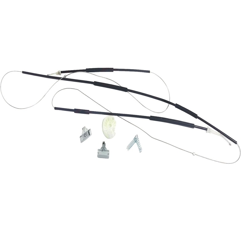 Front Right Left Window Regulator Repair Kit 6 Pcs Fits Vw Polo 2 Door