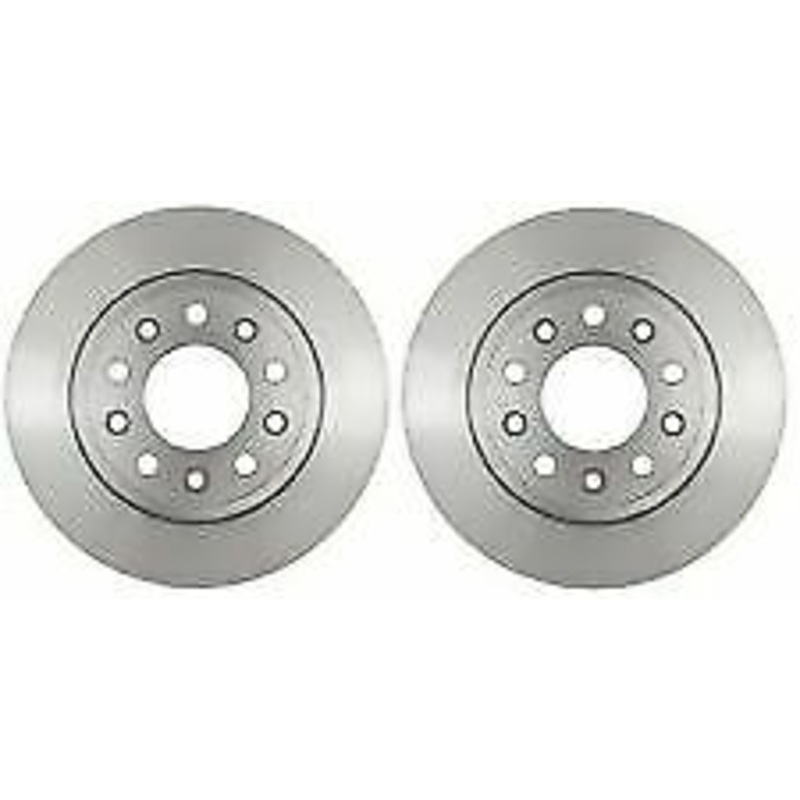 2 X Front Brake Discs Fits Alfa Romeo 159,Fiat 500X, Jeep Renegade, 46843608