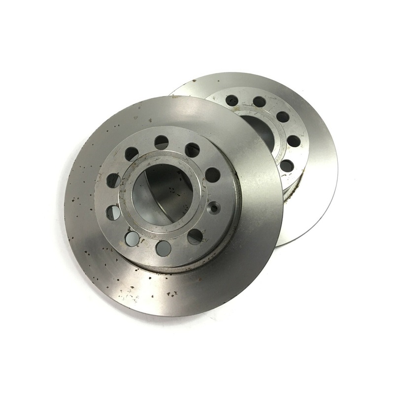 2X Rear Brake Discs Fits Audi A3 ,Seat Leon ,Skoda Yeti ,Vw Beetle, 1K0615601ab