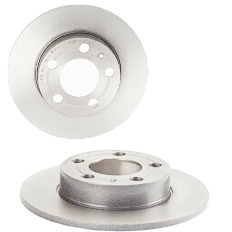 A Pair Of Borg Beck Rear Brake Discs Fits Audi A1, Seat Ibiza, Leon, 1J0615301