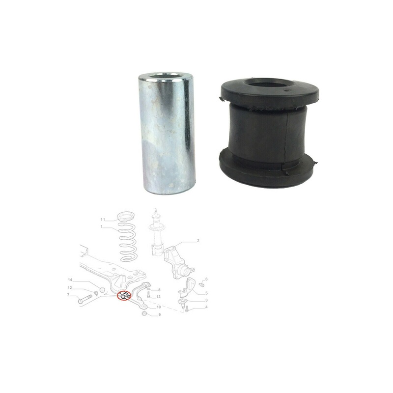 Front Control Arm Trailing Arm Bushing Pipe Fits Relay Boxer Ducato 1320348080