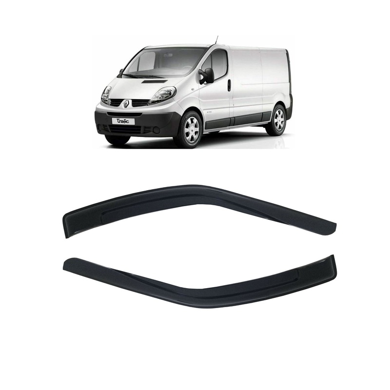 Renault Trafic Wind Rain Sun Smoke Guard Deflector Set 2001 To 2013