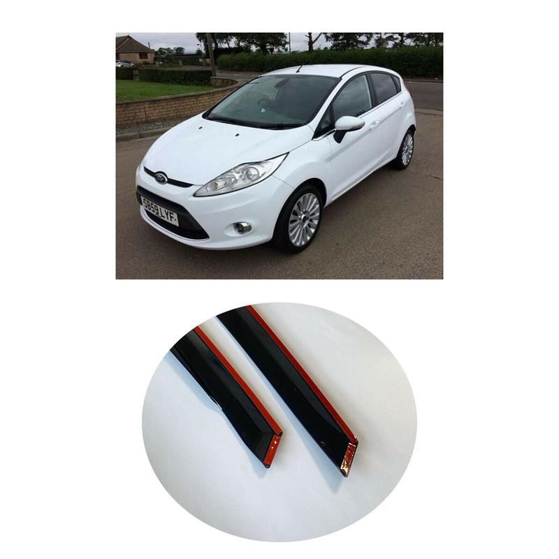 Ford Fiesta 2010 To 2015 Wind Rain Smoke Deflectors 4 Pcs