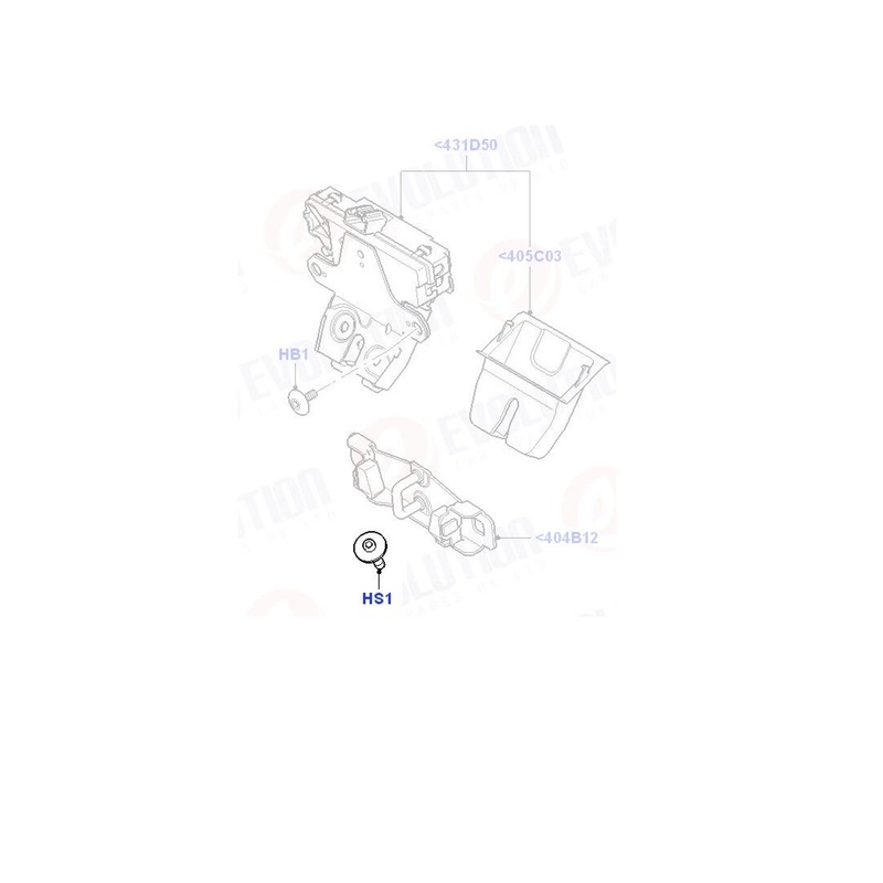 Ford Transit Door Catch Tailgate Lock Strike Mounting Screw Washer M8x16mm 2001 On 1382608