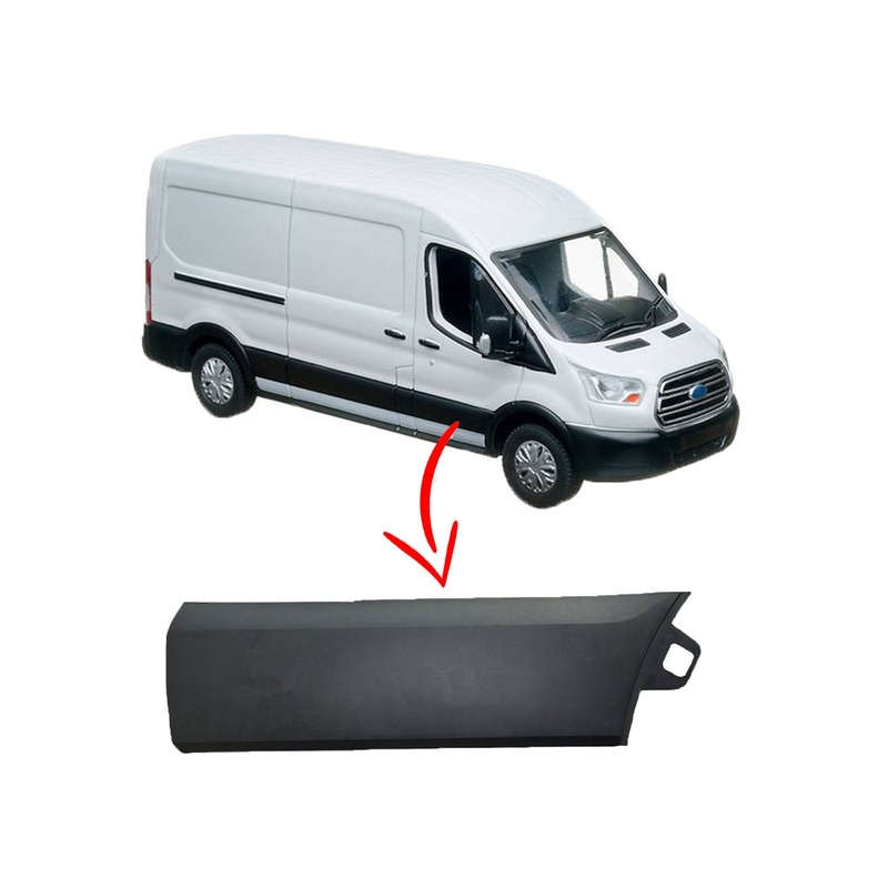 Ford Transit Mk8 Front Door Moulding Trim Panel Right Side 14 To 19 1874784