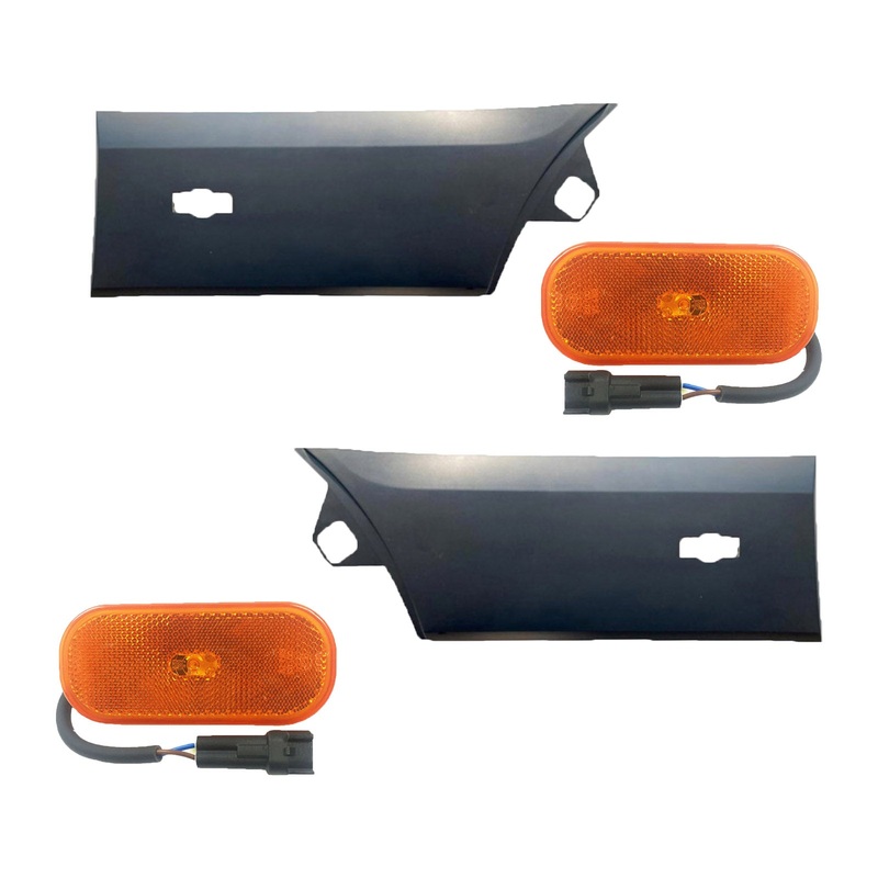 Ford Transit Mk8 Rear Lh And Rh Door Moulding With Signal Bk31v29397cf5cnd