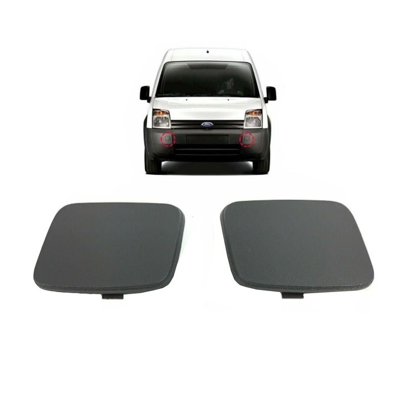 Front Bumper Towing Eye Cover Rh Lh Black Fits Transit Coonect 1493583 1493585