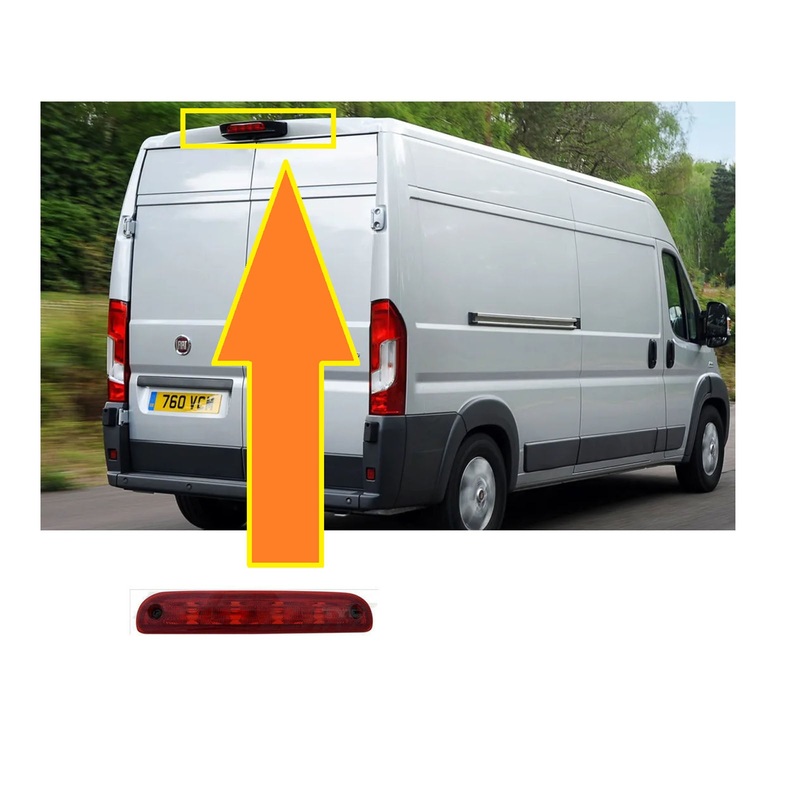 Peugeot Boxer Fiat Ducato Citroen Relay Rear High Brake Stop Light 2007 To 2022 1340670080