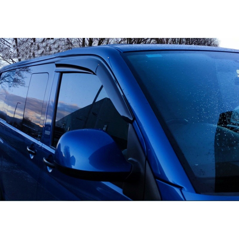 Vw Transporter T6 Sportline 2015 To 2021 Wind Rain Sun Smoke Deflectors
