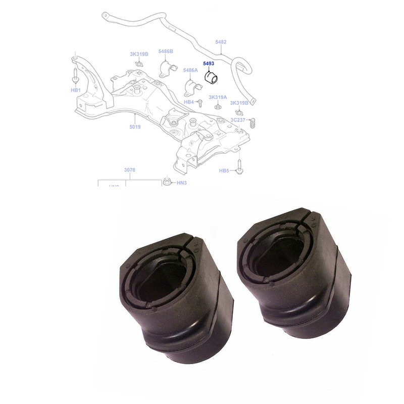 2 X Anti Roll Bar Stabilizer Mounting Bush Fits Ford Transit Connect 4385316