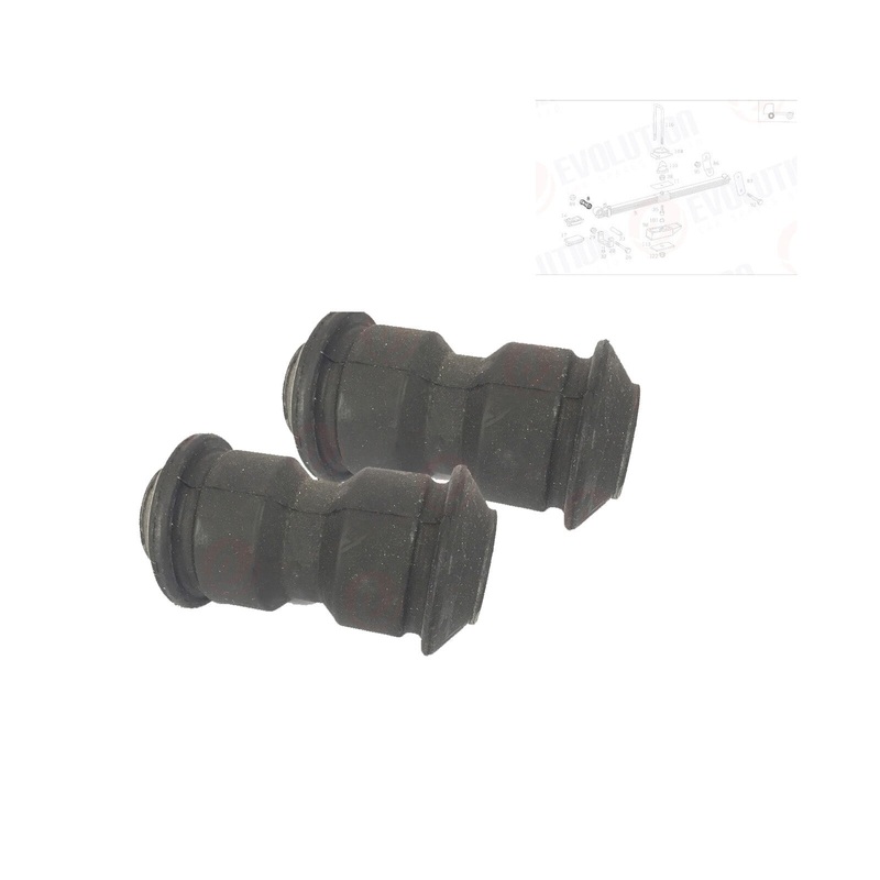 2 X Front Leaf Spring Shackle Bush Fits Mercedes Lk/Ln2 1984-1998, 6733200050