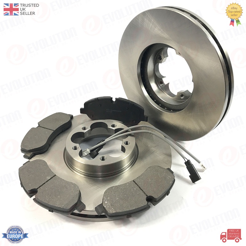 A Pair Of Front Brake Discs Fits Ford Transit Mk8 Rwd Rear Twin Wheel 1812200