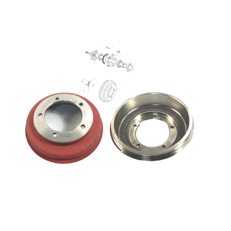 A Pair Of Rear Brake Drums Fits Ford Transit Mk4 Mk5 91/00, 92Vb1126aa, 6464214