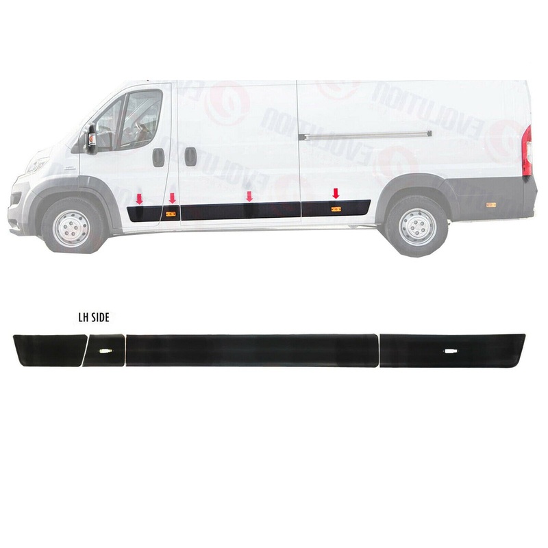Ducato Boxer Relay Lwb L4 Left Side Moulding Strip Set 735438350