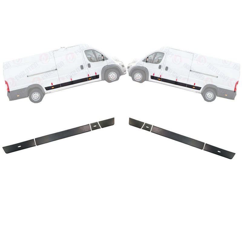 Ducato Boxer Relay Lwb Right Left Side Moulding Strip Set 2006 Onwards 735422817