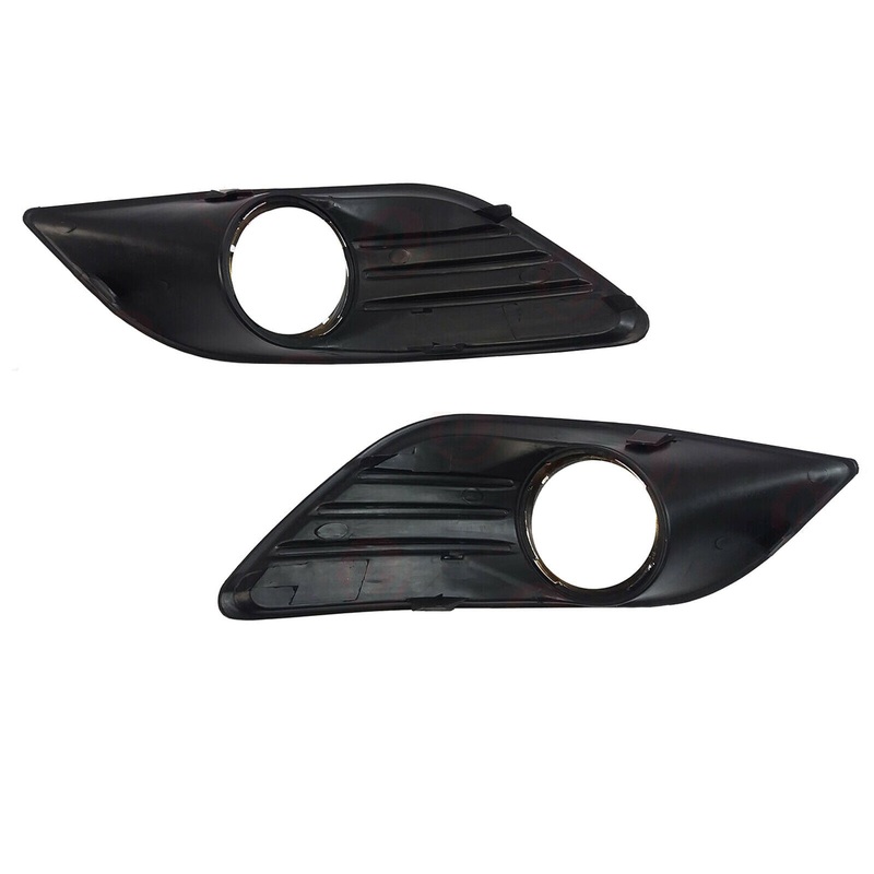 Fog Light Lamp Bumper Surround Trim Cover Bezels Grilles L&R Fits Ford Focus Mk2