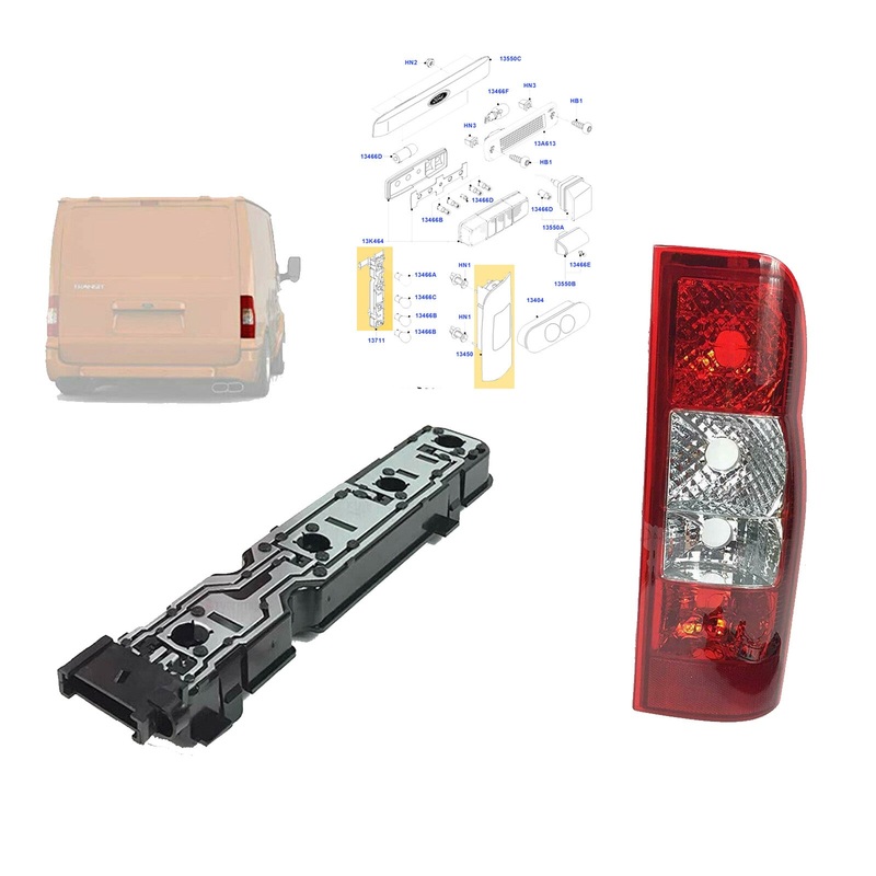Ford Transit Mk7 Rear Right Light Cluster Bulb Holder 2006 Onwards 1435880